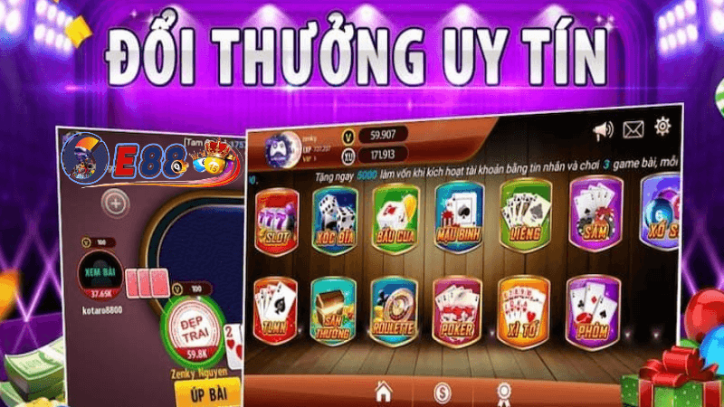 Game bài đổi thưởng tại E88