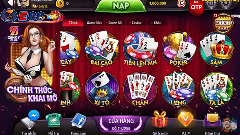 Game đổi thưởng tại E88